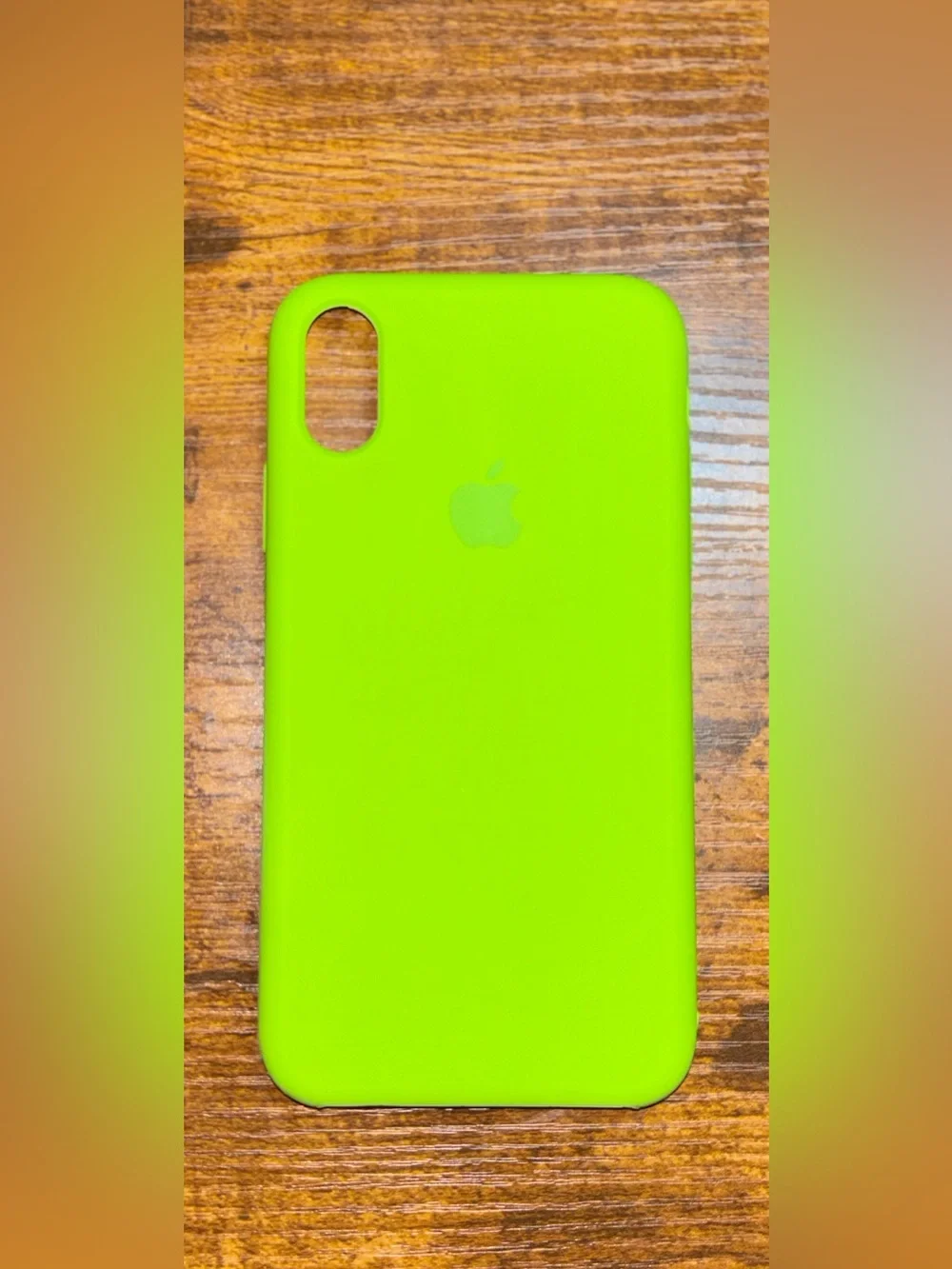 Neon Lime Silicone iPhone XR Phone  Case ✅🪀☘️🍏